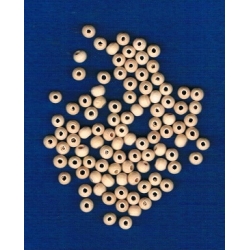 KORALIKI ,kulki drewniane , mini fi 6mm / 100szt   kulka drewniana , surowa , kulka 6mm / PJ-2761
